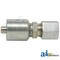 A & I Products (HW-MT) SAE Flareless Compression w/ Sleeve & Nut - Rigid - Straight 3" x5" x1" A-MT-06-08-W - alternate 2